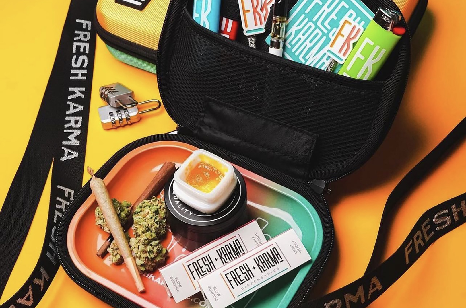 Fashion meets cannabis: This KS-engineered, on-the-go rolling station blocks odors, makes smoking prep safer
