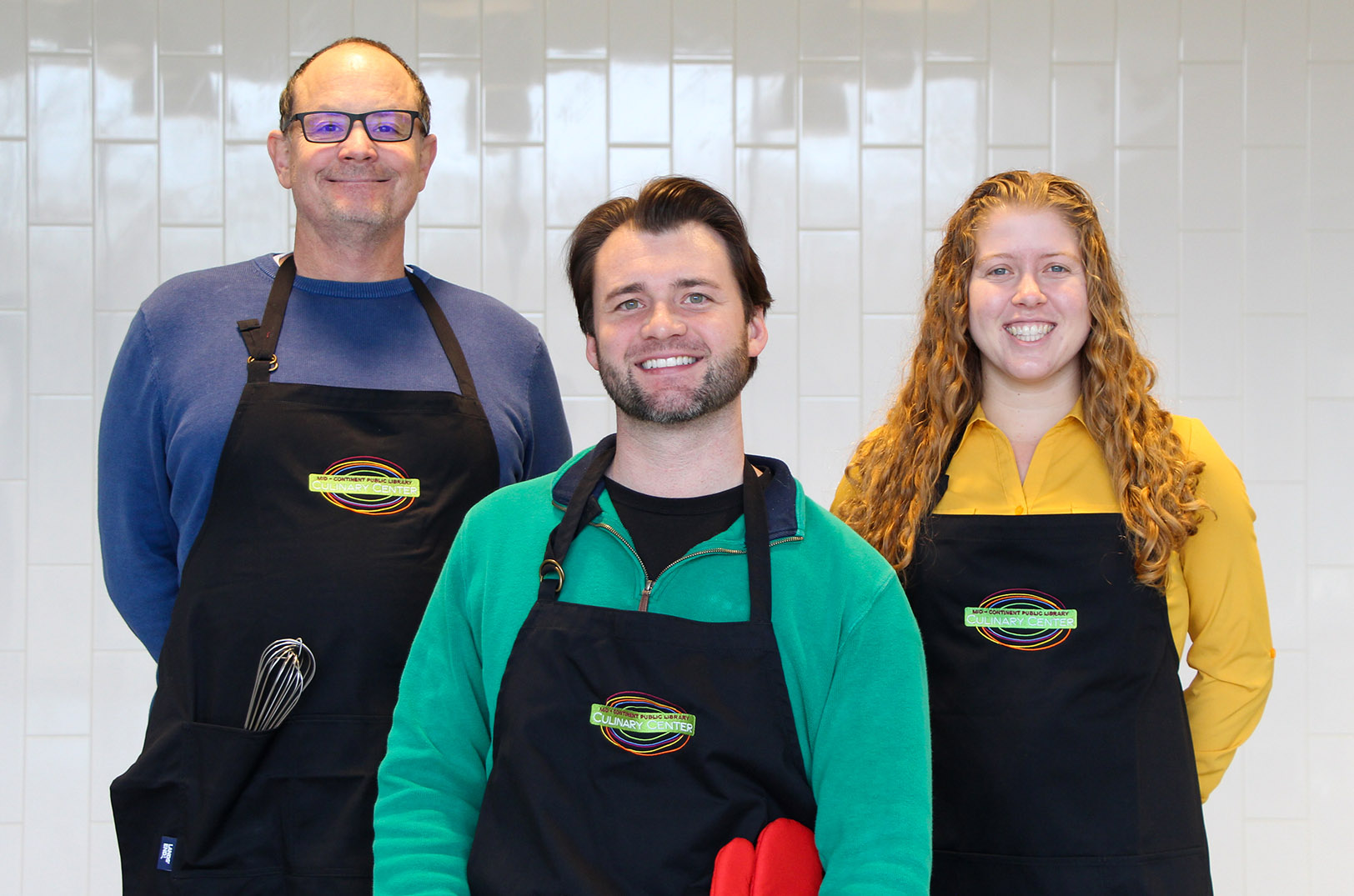 Culinary Center Team from left Charles Tibbs, Xander Winkel, Taylor Smith