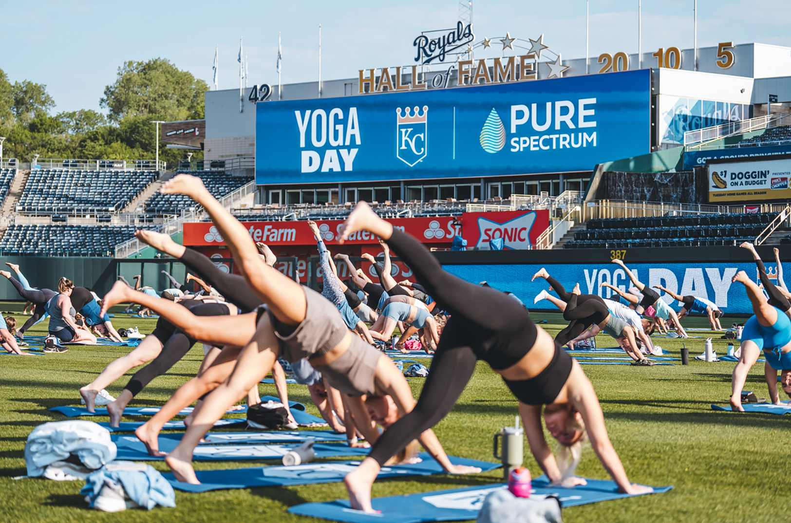 Yoga Day at the K Sponsored by Pure Spectrum