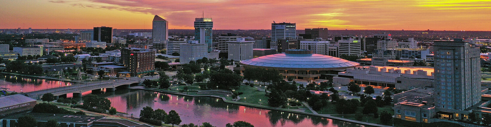 Wichita city skyline
