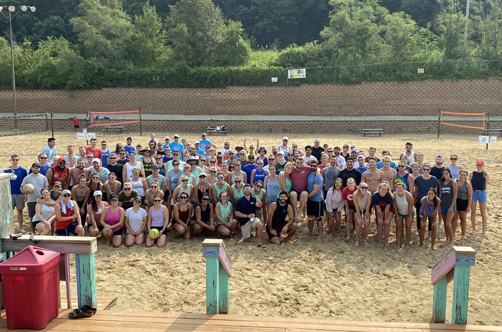 Sand volleyball tourney for early-career professions works to ‘Spike the Stigma’ on mental health