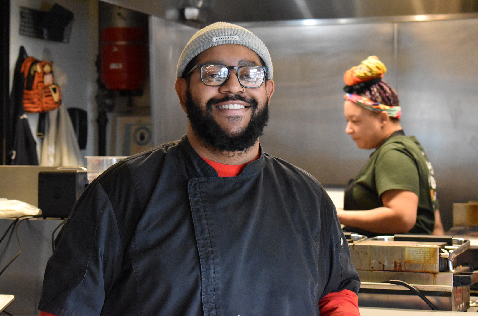 Chef Dwight Tiller wants to disrupt the macaroni market; up first: he has the Muncheez