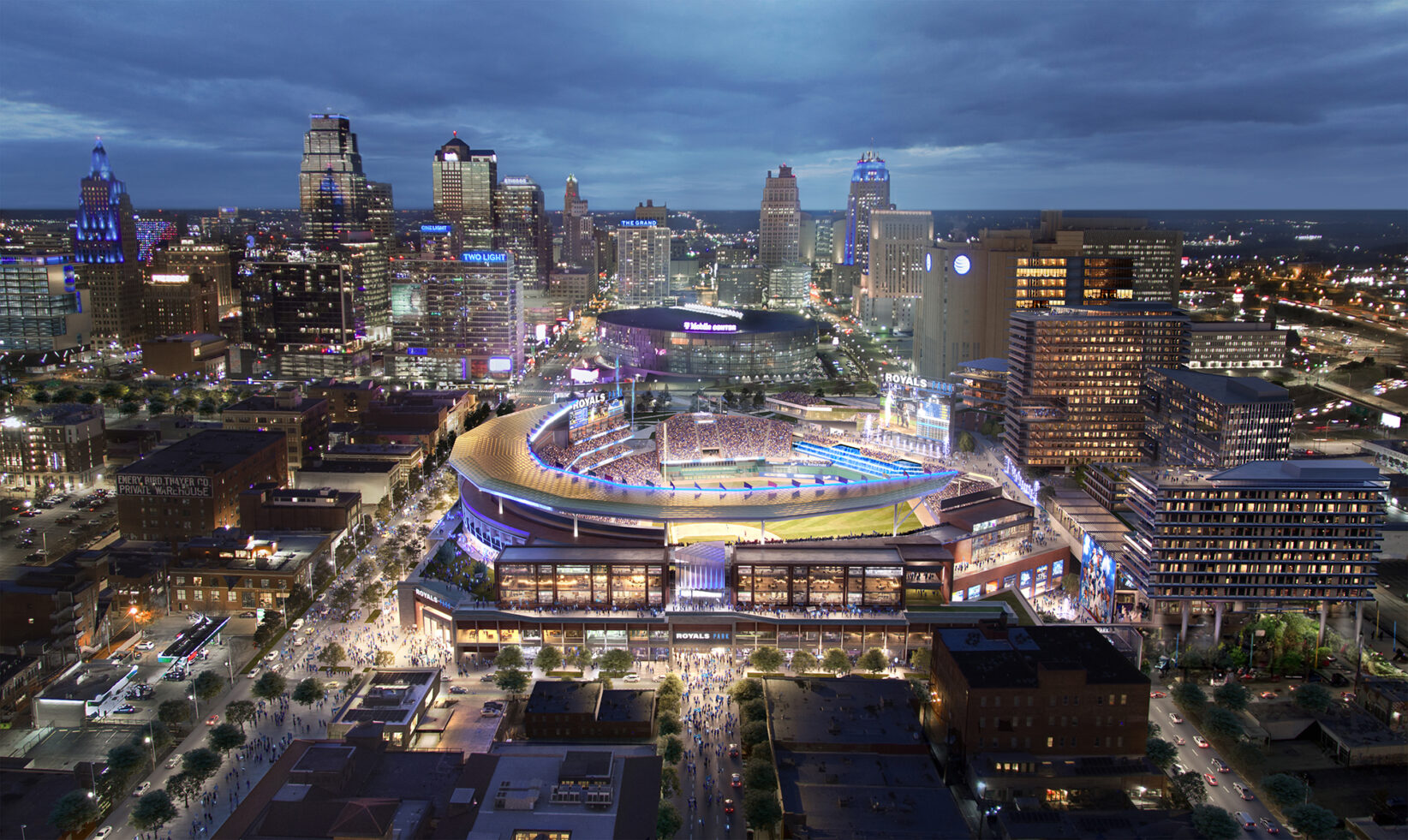 Why are many small businesses against the new Royals stadium?
