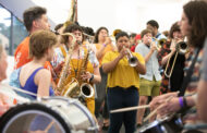Sass-a-brass trumpets representation as demand grows for its roving queer street performances