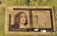 Kansas artist carves Kamala Harris’ portrait into a field — and left room for her VP pick