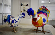 Chicken footstools gain fine art foothold through collaboration with no pecking order