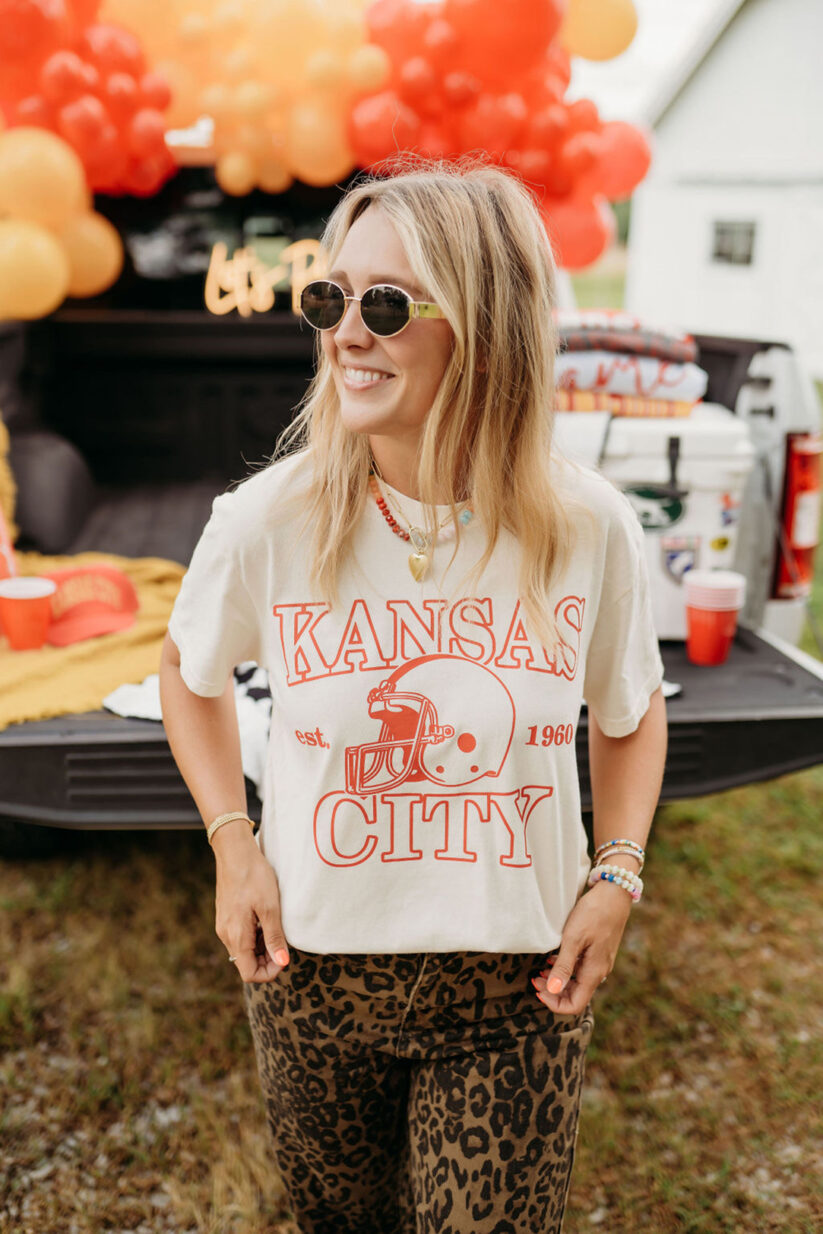 Jules Co KC tee leopard