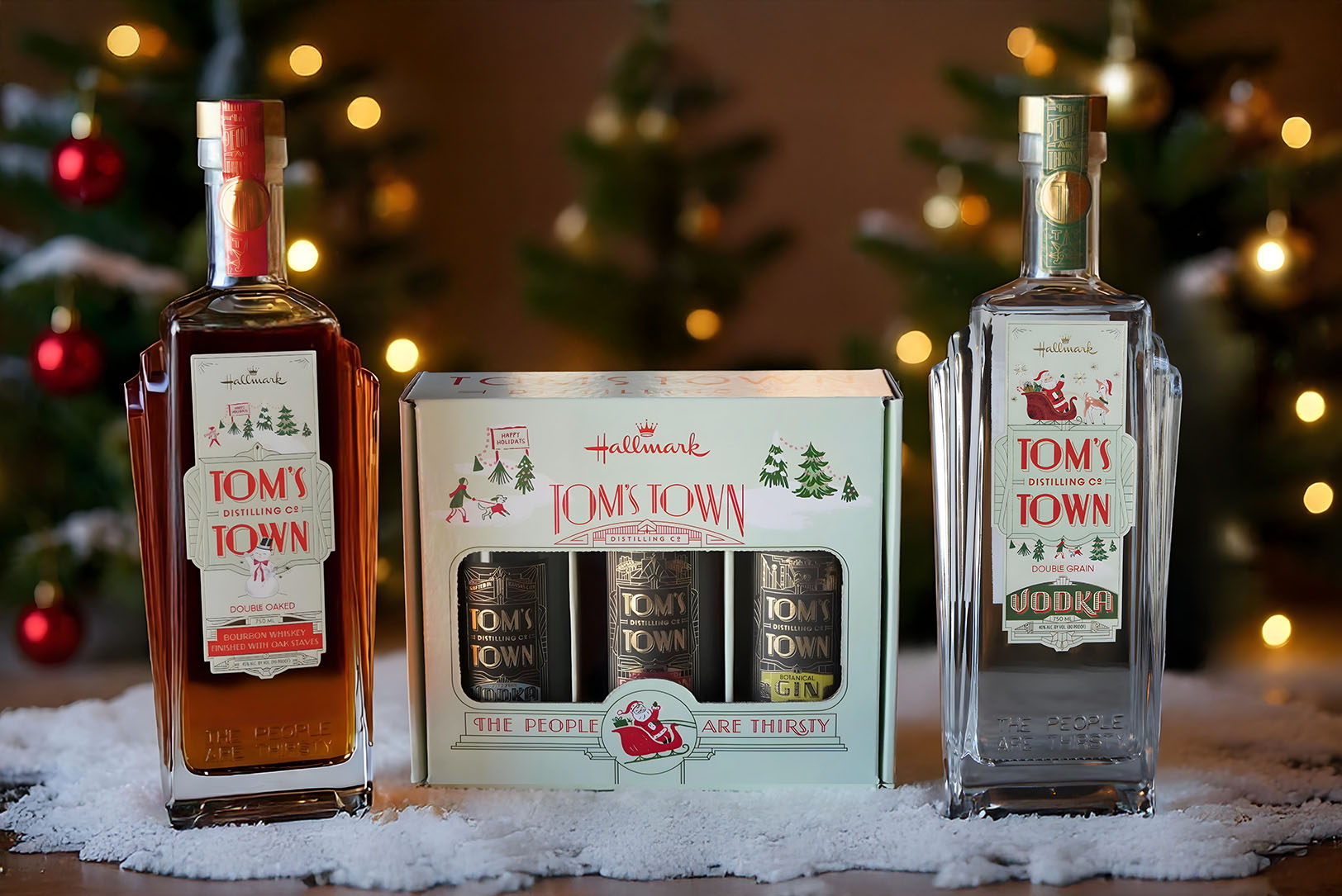 Hallmark adds holiday spirits to its lineup, merrying brand with iconic Tom’s Town tastes