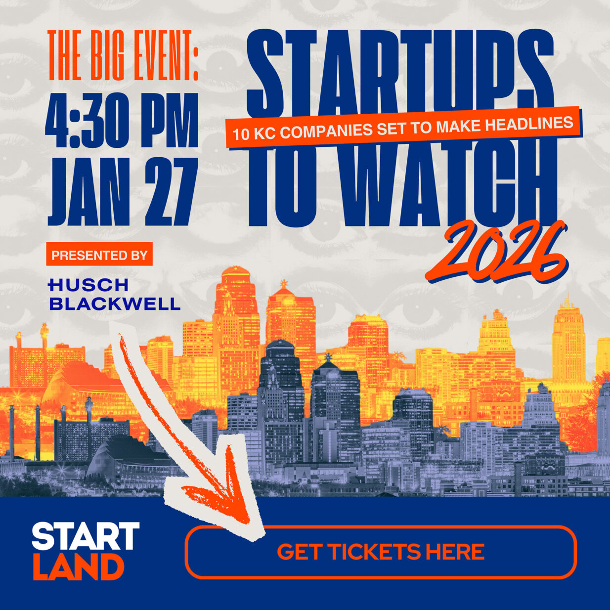 Startups to Watch 2026 box ad tickets